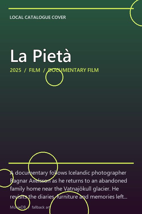 La Pietà poster