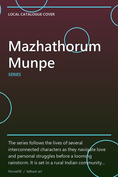 Mazhathorum Munpe poster