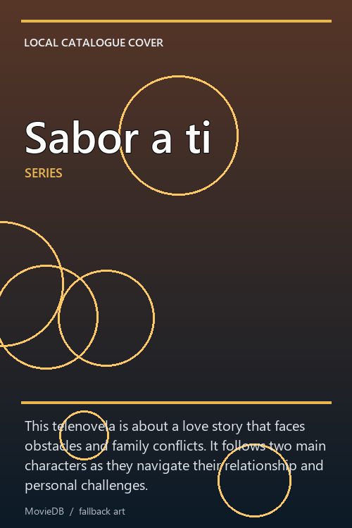 Sabor a ti poster