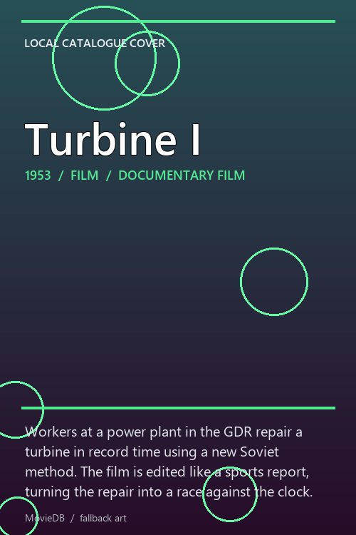 Turbine I poster