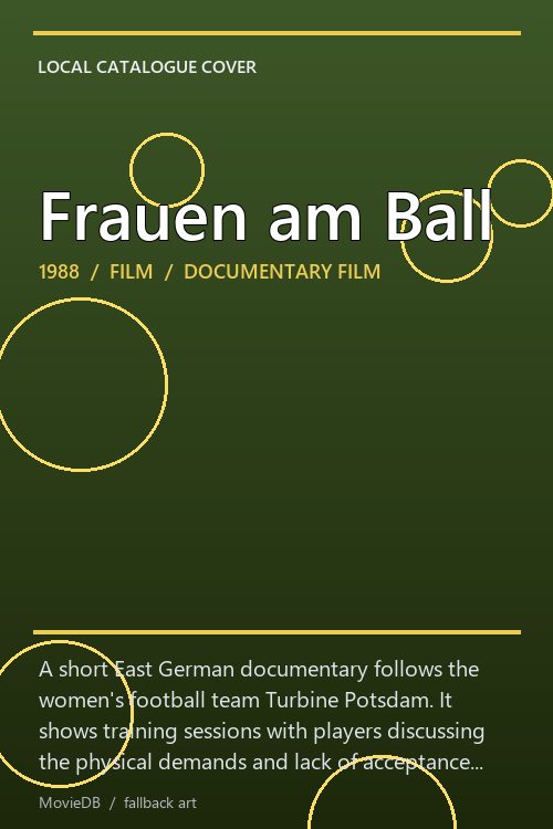 Frauen am Ball poster
