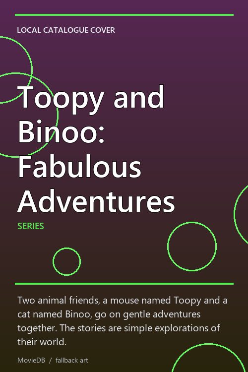 Toopy and Binoo: Fabulous Adventures poster