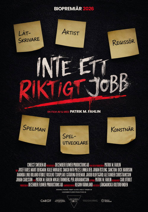 Inte ett riktigt jobb poster