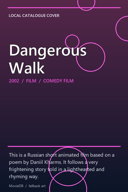 Dangerous Walk poster