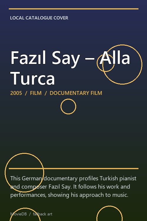 Fazıl Say – Alla Turca poster