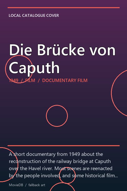 Die Brücke von Caputh poster