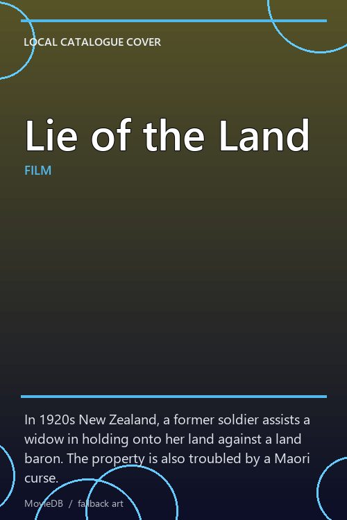 Lie of the Land poster