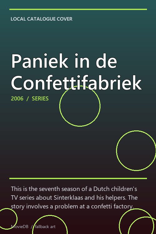 Paniek in de Confettifabriek poster