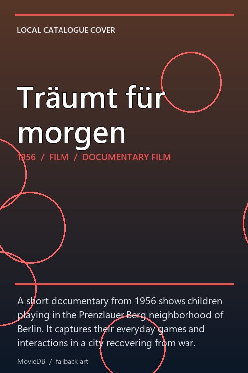 Träumt für morgen poster
