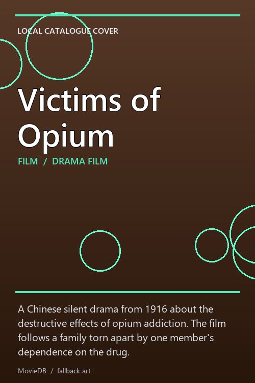 Victims of Opium poster