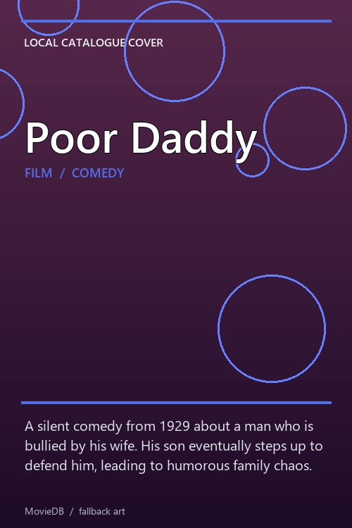 Poor Daddy poster