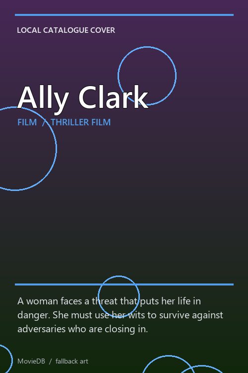 Ally Clark poster