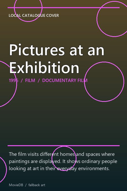 Pictures at an Exhibition poster