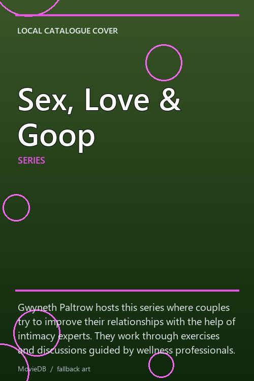 Sex, Love & Goop poster