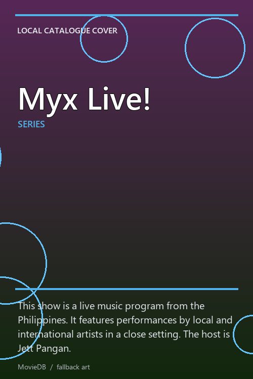 Myx Live! poster