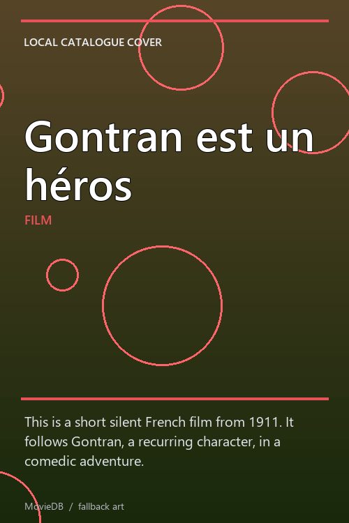 Gontran est un héros poster