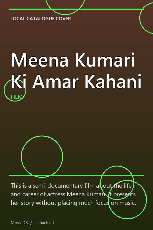 Meena Kumari Ki Amar Kahani poster