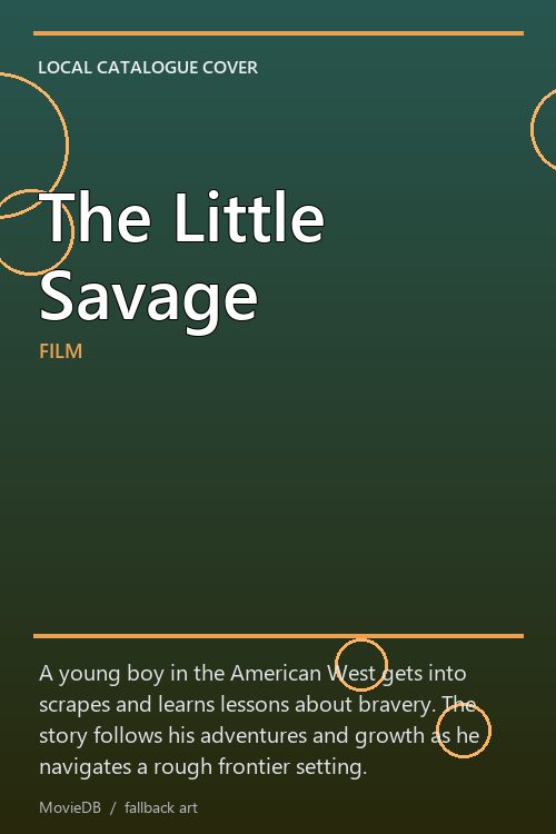 The Little Savage poster