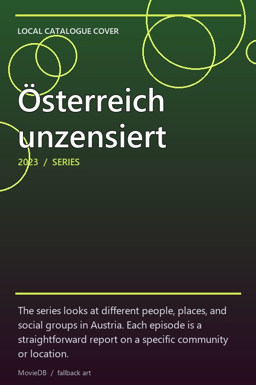 Österreich unzensiert poster