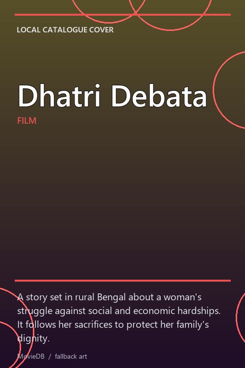 Dhatri Debata poster