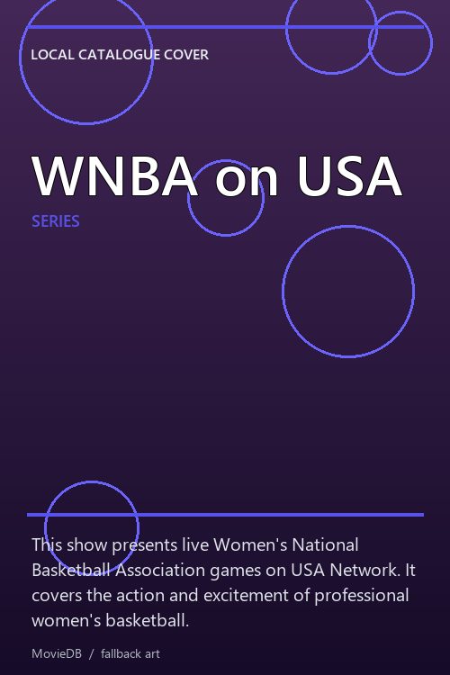 WNBA on USA poster