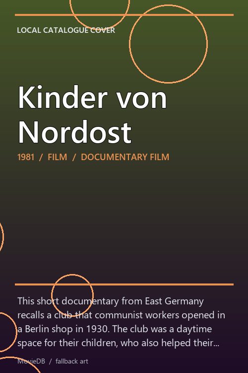 Kinder von Nordost poster