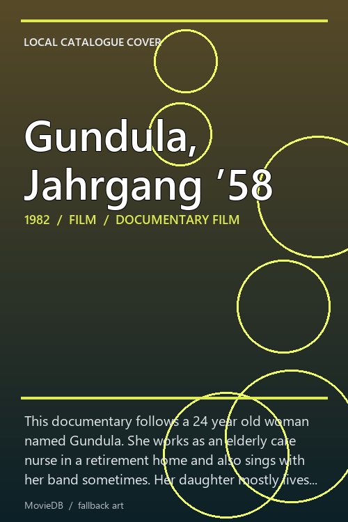 Gundula, Jahrgang ’58 poster