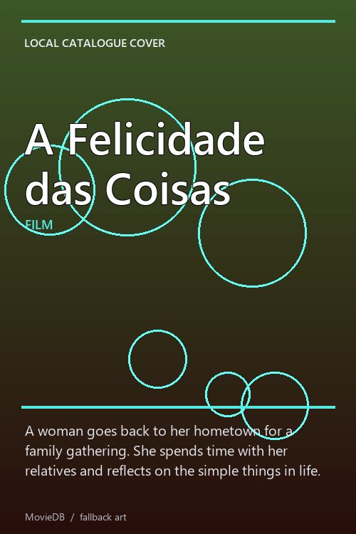 A Felicidade das Coisas poster