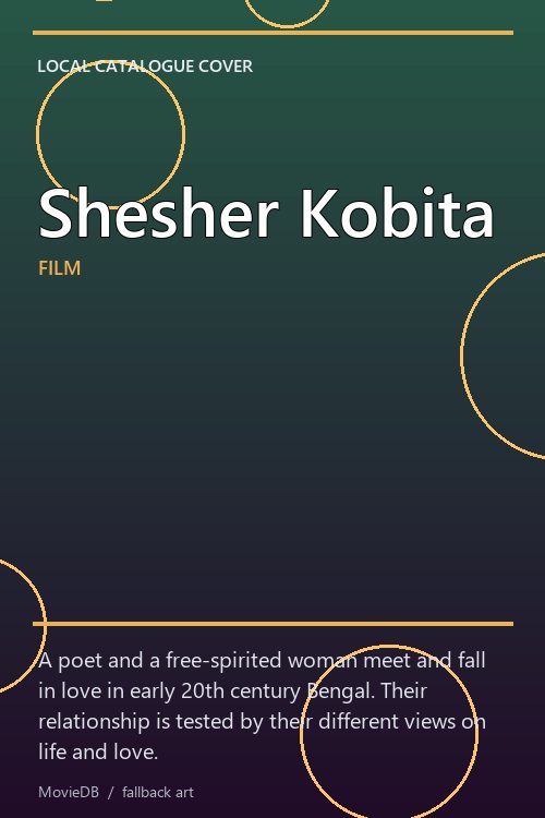 Shesher Kobita poster