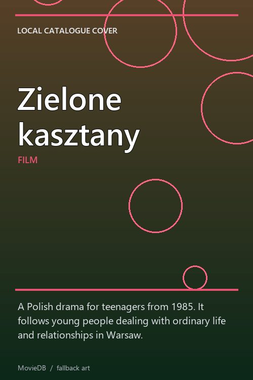 Zielone kasztany poster