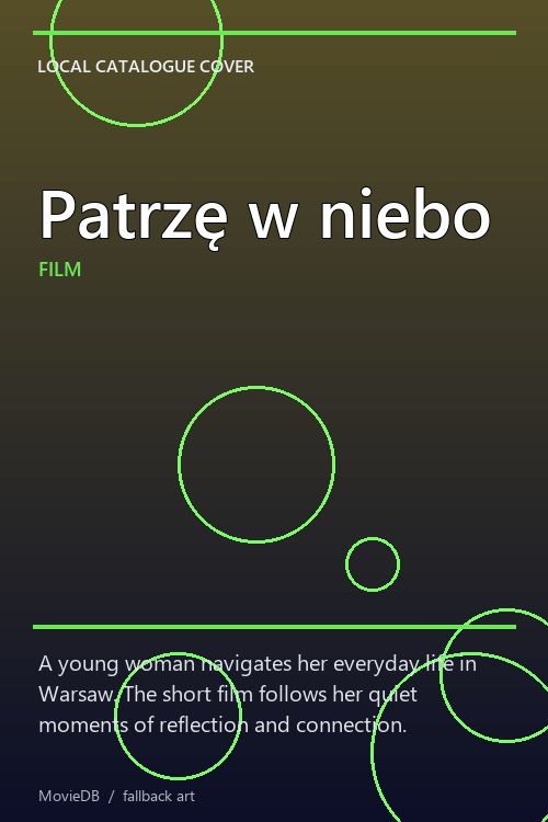 Patrzę w niebo poster