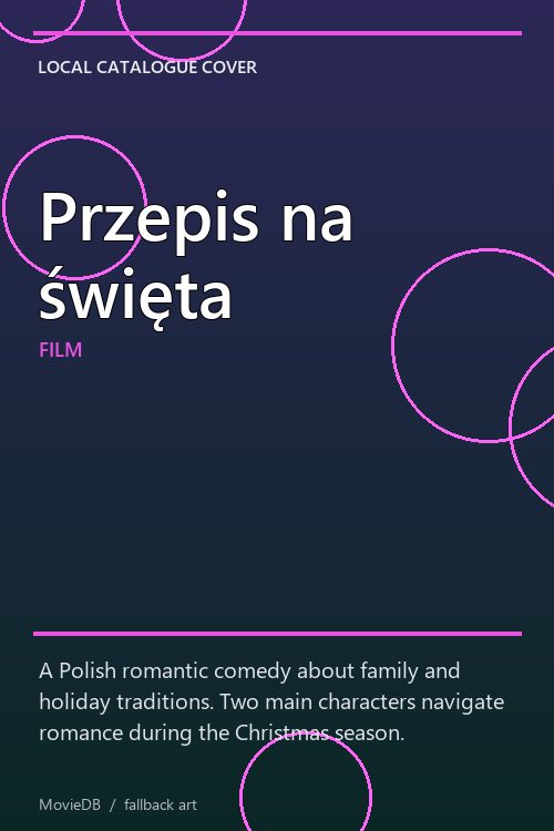 Przepis na święta poster