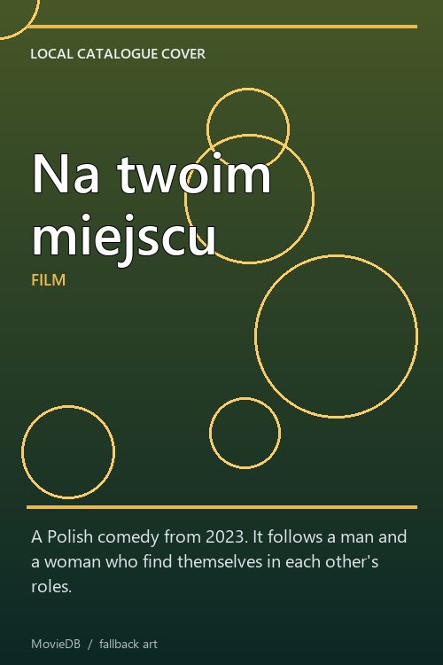 Na twoim miejscu poster