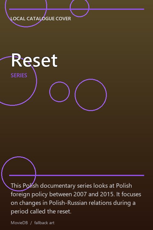 Reset poster