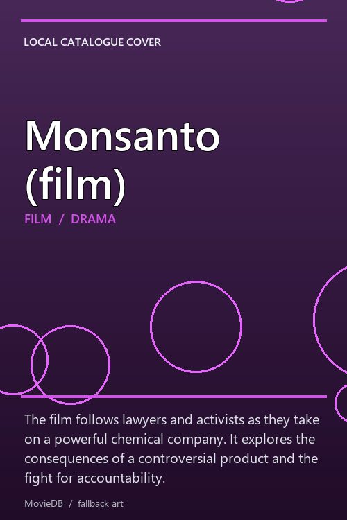 Monsanto (film) poster