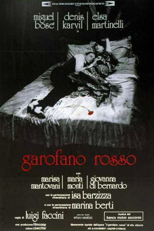 Il garofano rosso poster