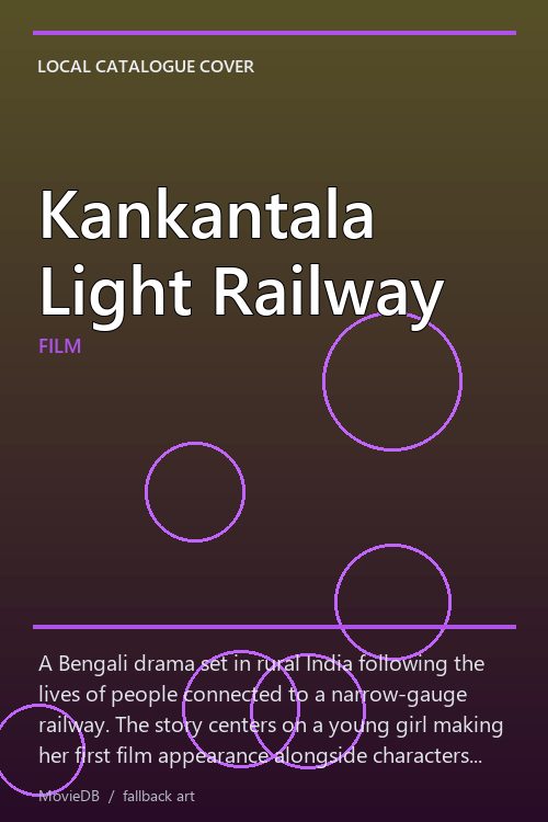 Kankantala Light Railway poster
