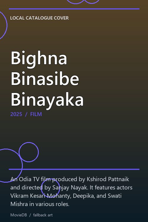 Bighna Binasibe Binayaka poster