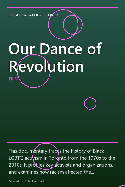 Our Dance of Revolution poster