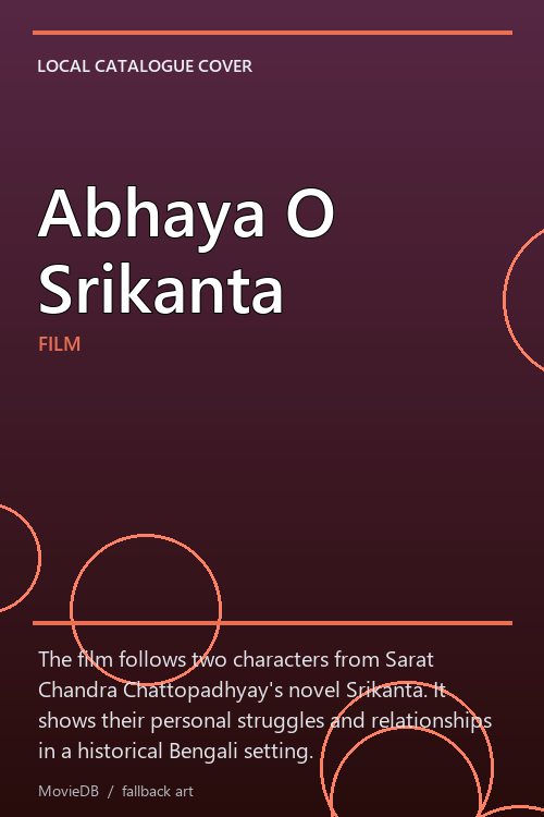 Abhaya O Srikanta poster