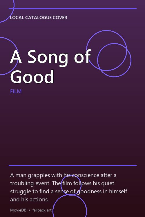 A Song of Good poster
