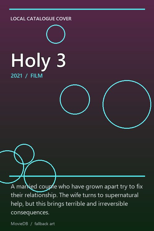 Holy 3 poster