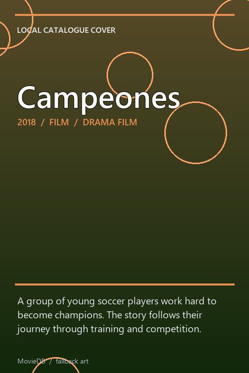 Campeones poster