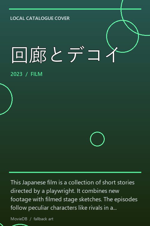 回廊とデコイ poster