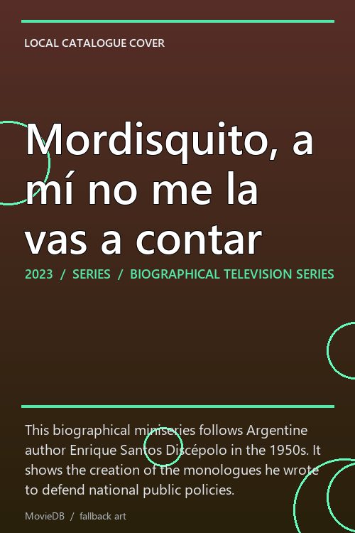 Mordisquito, a mí no me la vas a contar poster