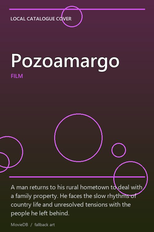 Pozoamargo poster
