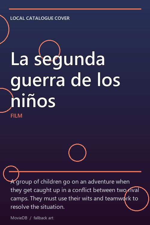 La segunda guerra de los niños poster