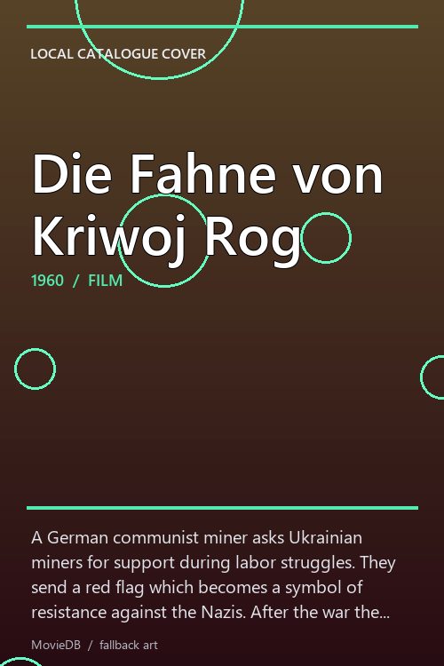 Die Fahne von Kriwoj Rog poster