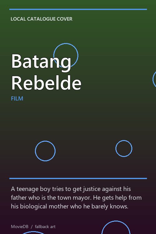 Batang Rebelde poster