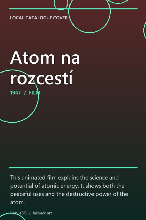 Atom na rozcestí poster